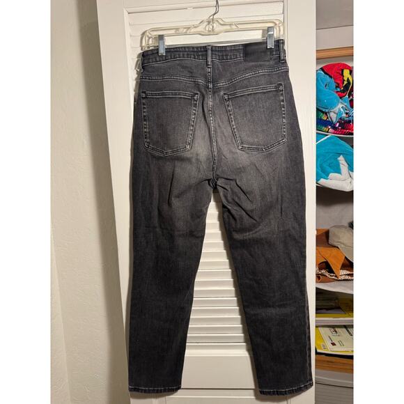 Everlane Curvy Cheeky Jean 29 Ankle Black Wash - Picture 7 of 11